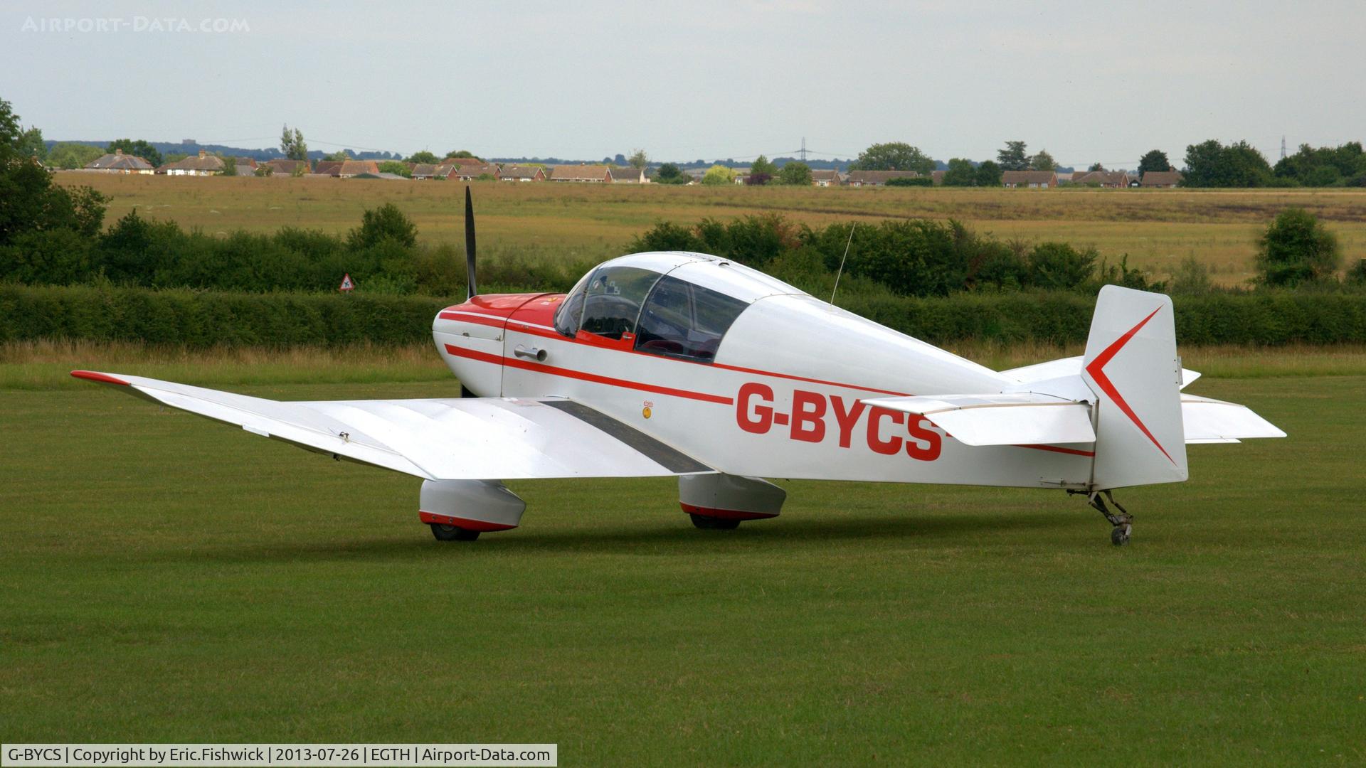 G-BYCS, 1961 CEA Jodel DR-1051 C/N 201, 1. G-BYCS visiting Shuttleworth (Old Warden) Aerodrome.