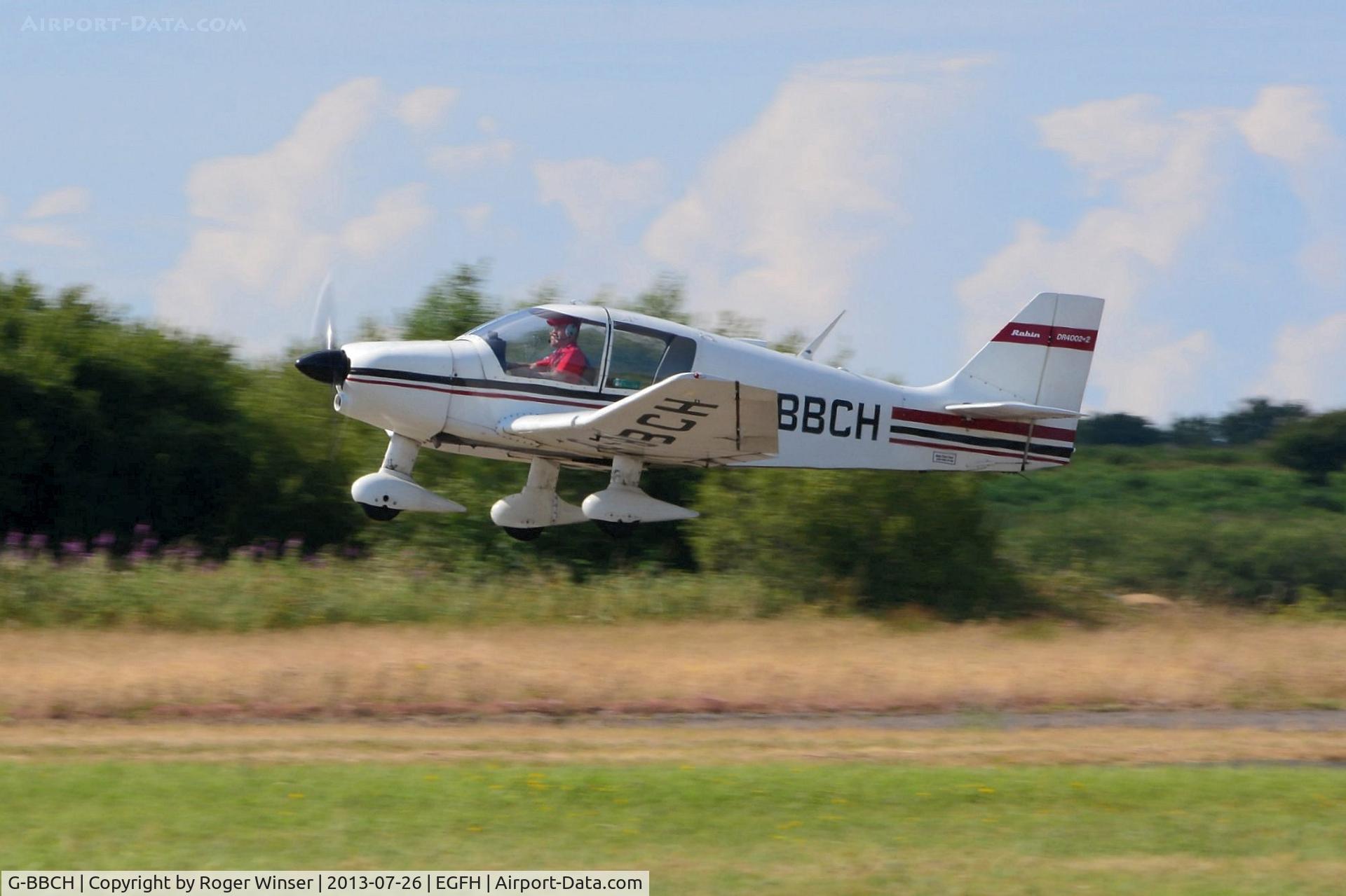 G-BBCH, 1973 Robin DR-400-120 Dauphin 2+2 C/N 850, Visiting Dauphine departing Runway 22.