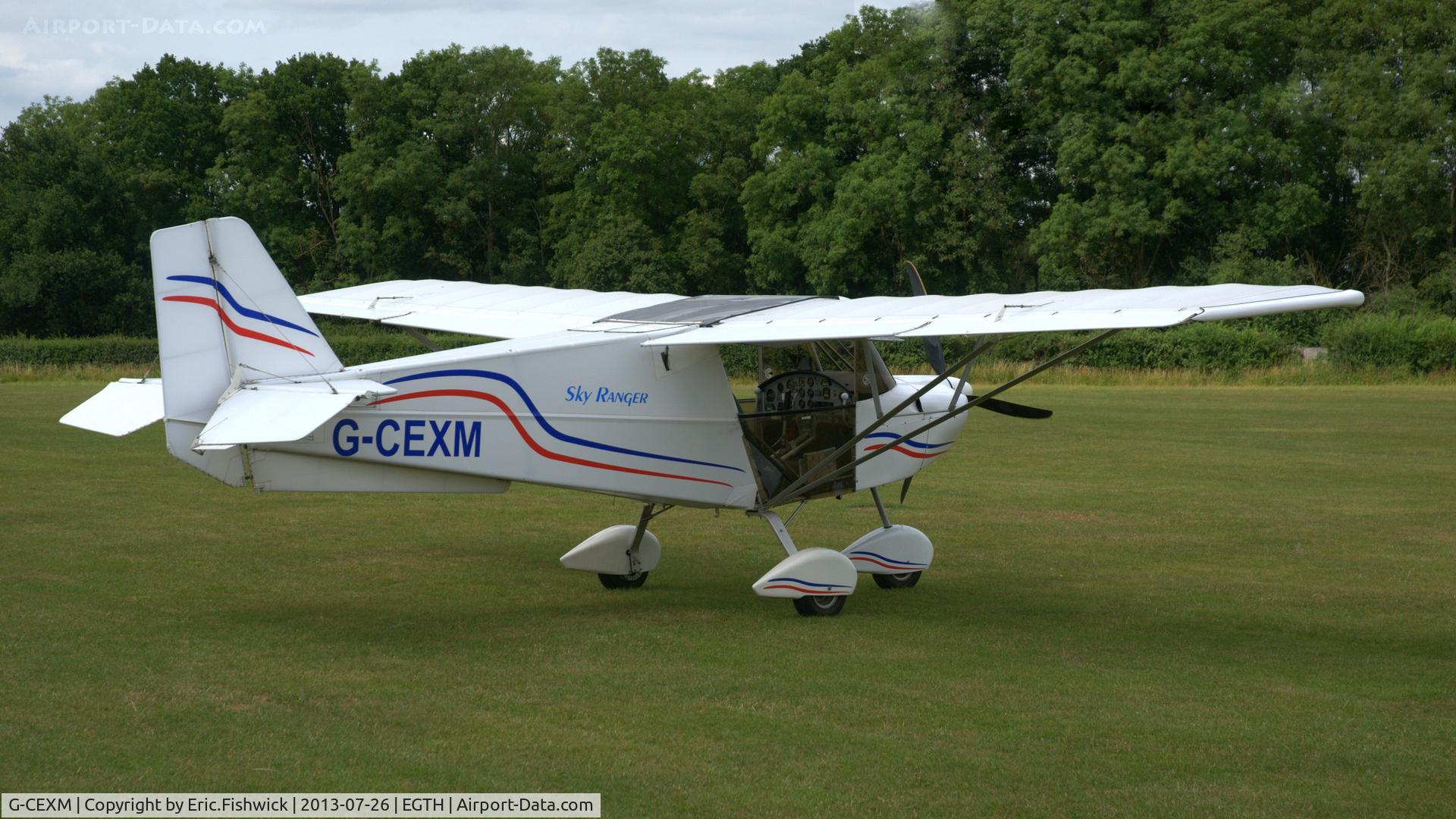 G-CEXM, 2007 Skyranger Swift 912S(1) C/N BMAA/HB/556, 2. G-CEXM visiting Shuttleworth (Old Warden) Aerodrome.