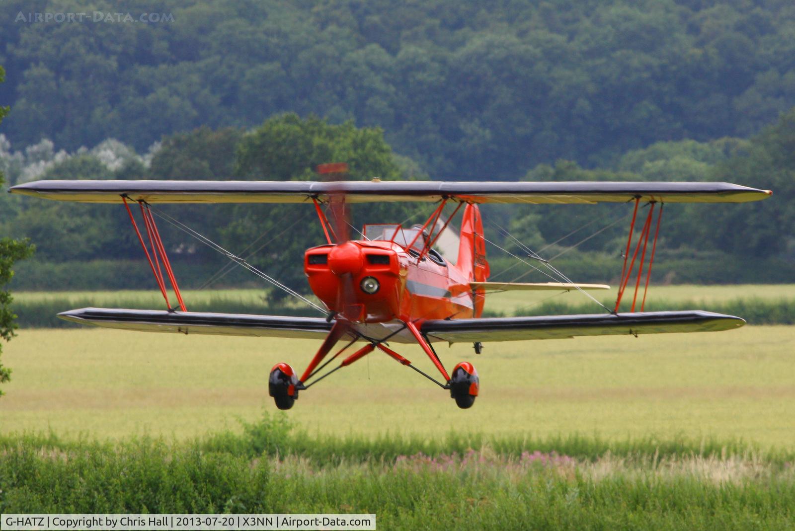 G-HATZ, 1981 Hatz CB-1 C/N 17, at the Stoke Golding stakeout 2013