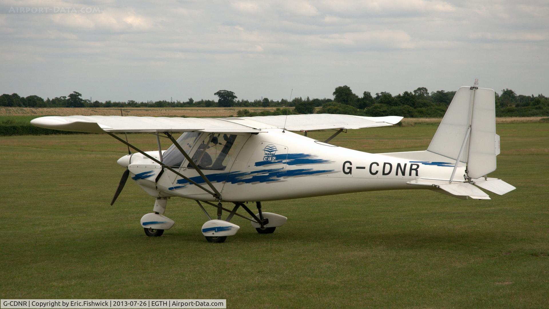G-CDNR, 2005 Comco Ikarus C42 FB100 C/N 0507-6696, 1. G-CDNR visiting Shuttleworth (Old Warden) Aerodrome.