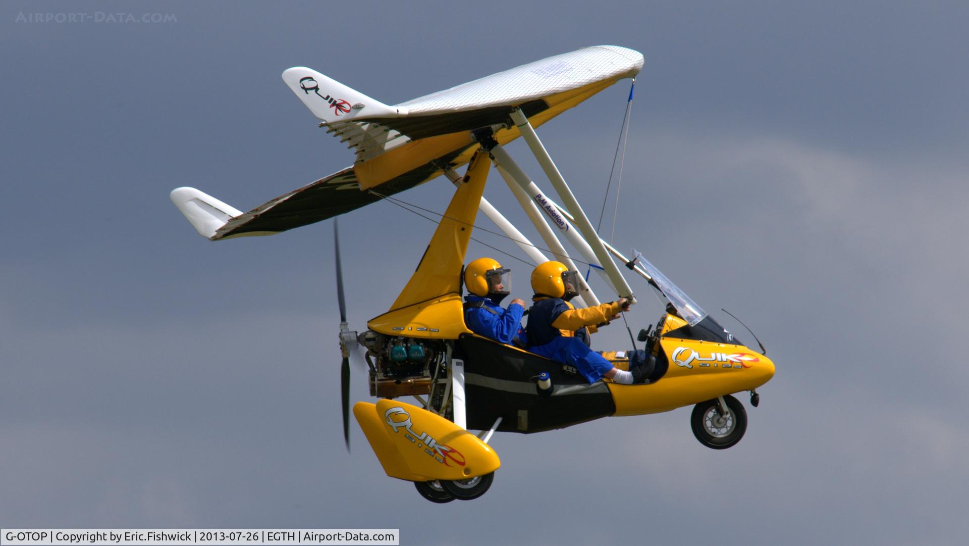 G-OTOP, 2009 P&M Aviation QuikR C/N 8471, 42. G-OTOP departing Shuttleworth (Old Warden) Aerodrome.