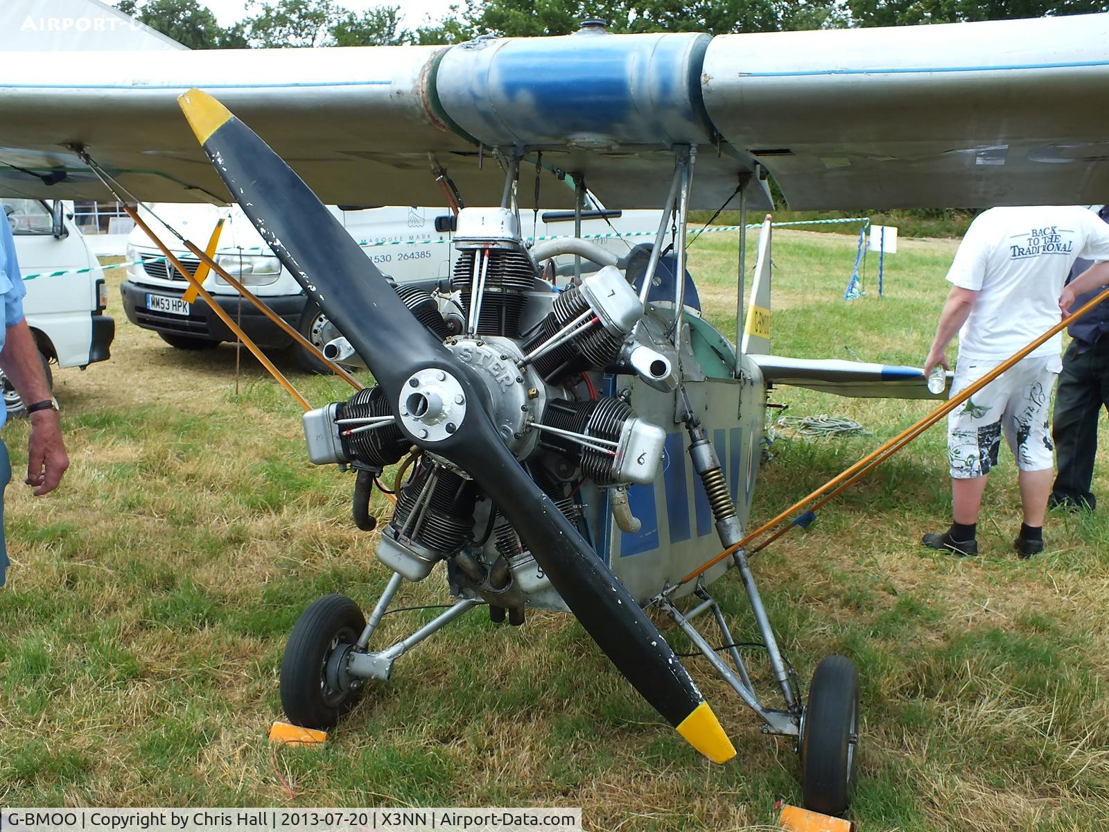 G-BMOO, 1988 Clutton-Tabenor Fred Series 2 C/N PFA 029-10770, at the Stoke Golding stakeout 2013