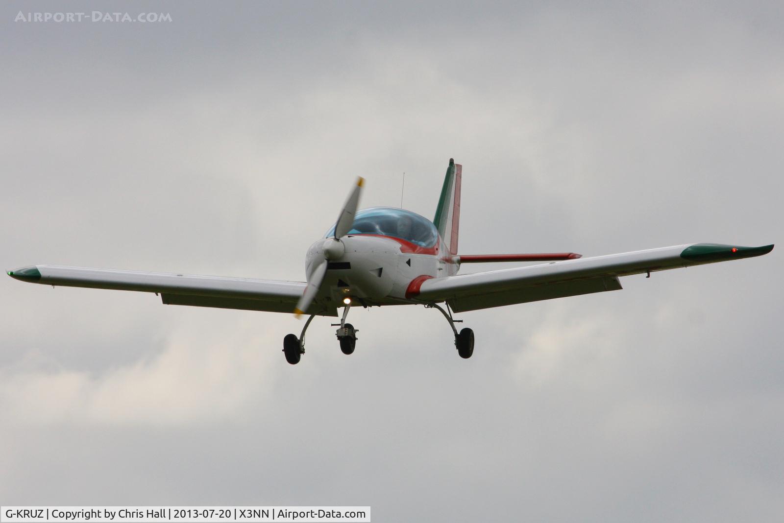 G-KRUZ, 2010 CZAW SportCruiser C/N LAA 338-14765, at the Stoke Golding stakeout 2013