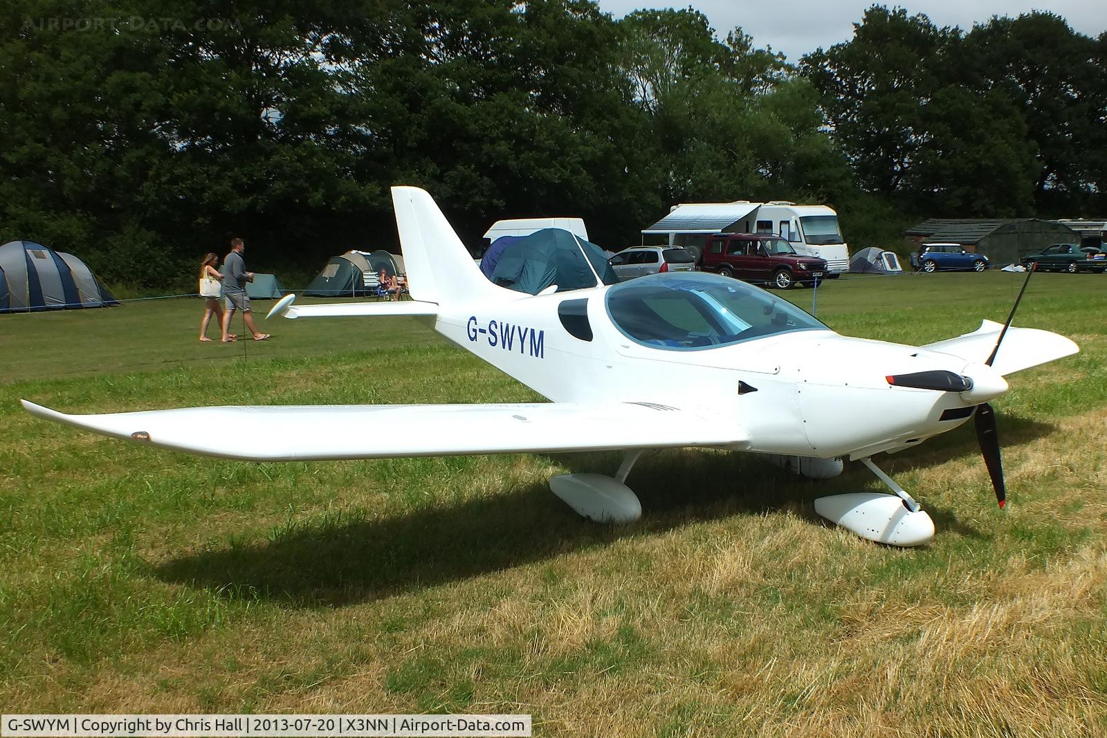 G-SWYM, 2009 CZAW SportCruiser C/N LAA 338-14893, at the Stoke Golding stakeout 2013