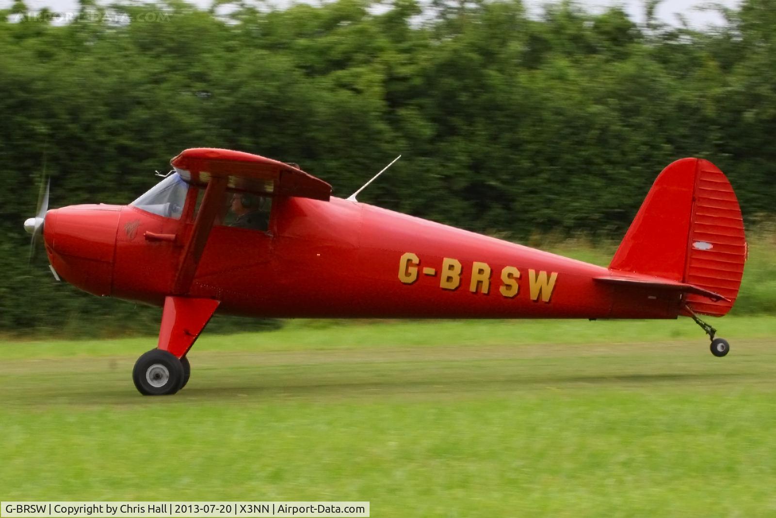 G-BRSW, 1946 Luscombe 8A C/N 3249, at the Stoke Golding stakeout 2013