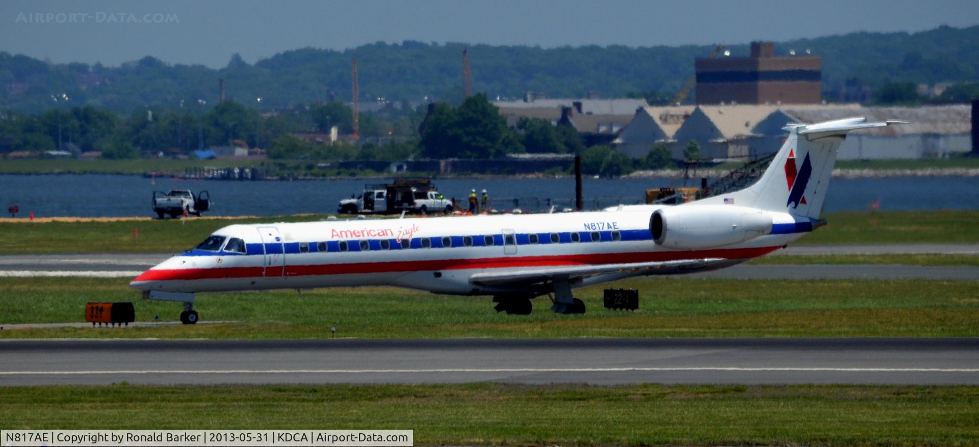 N817AE, 2002 Embraer ERJ-140LR (EMB-135KL) C/N 145554, Taxi DCA