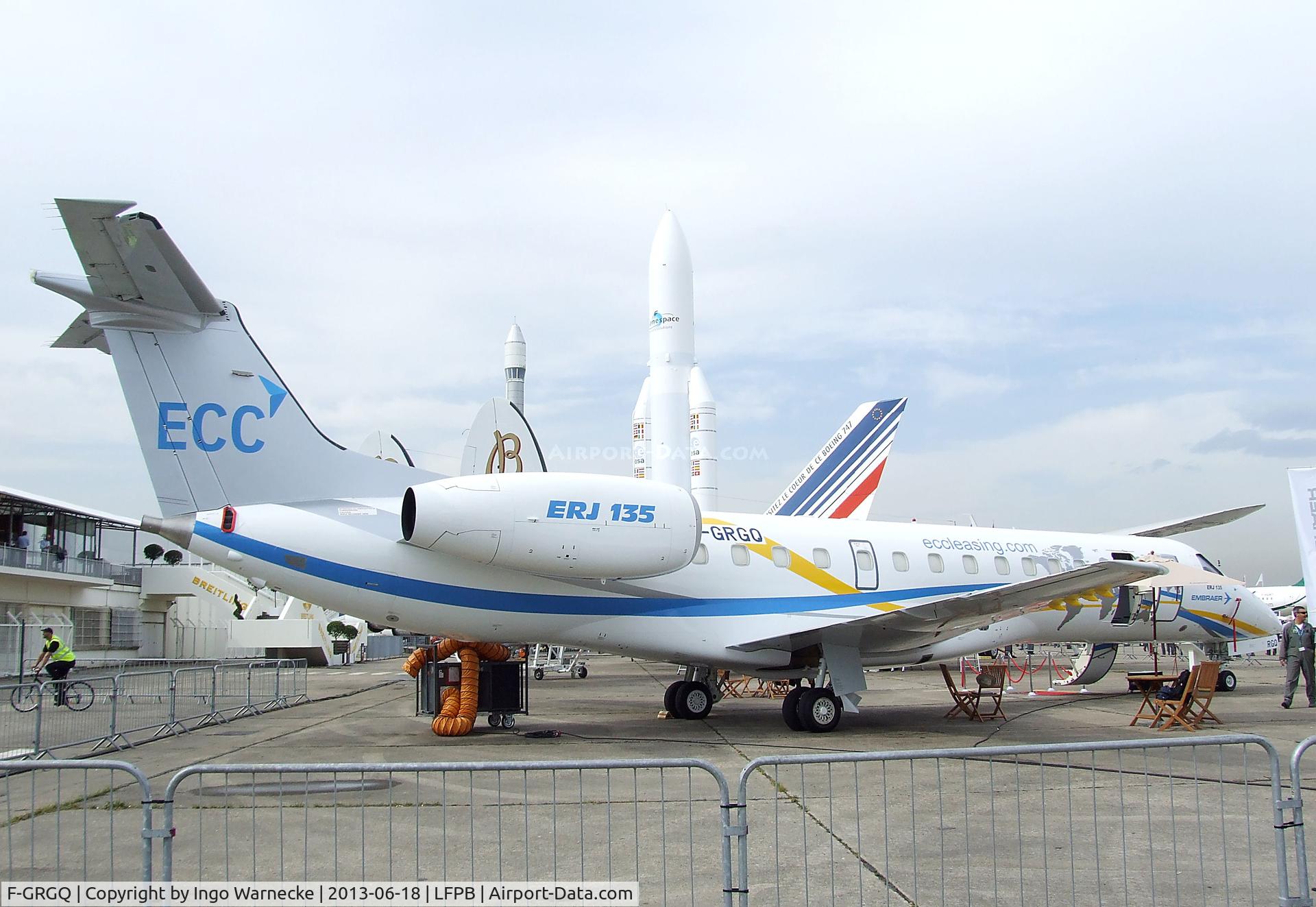 F-GRGQ, 2000 Embraer ERJ-135ER (EMB-135ER) C/N 145233, EMBRAER EMB-135ER / ERJ-135ER at the Aerosalon 2013, Paris