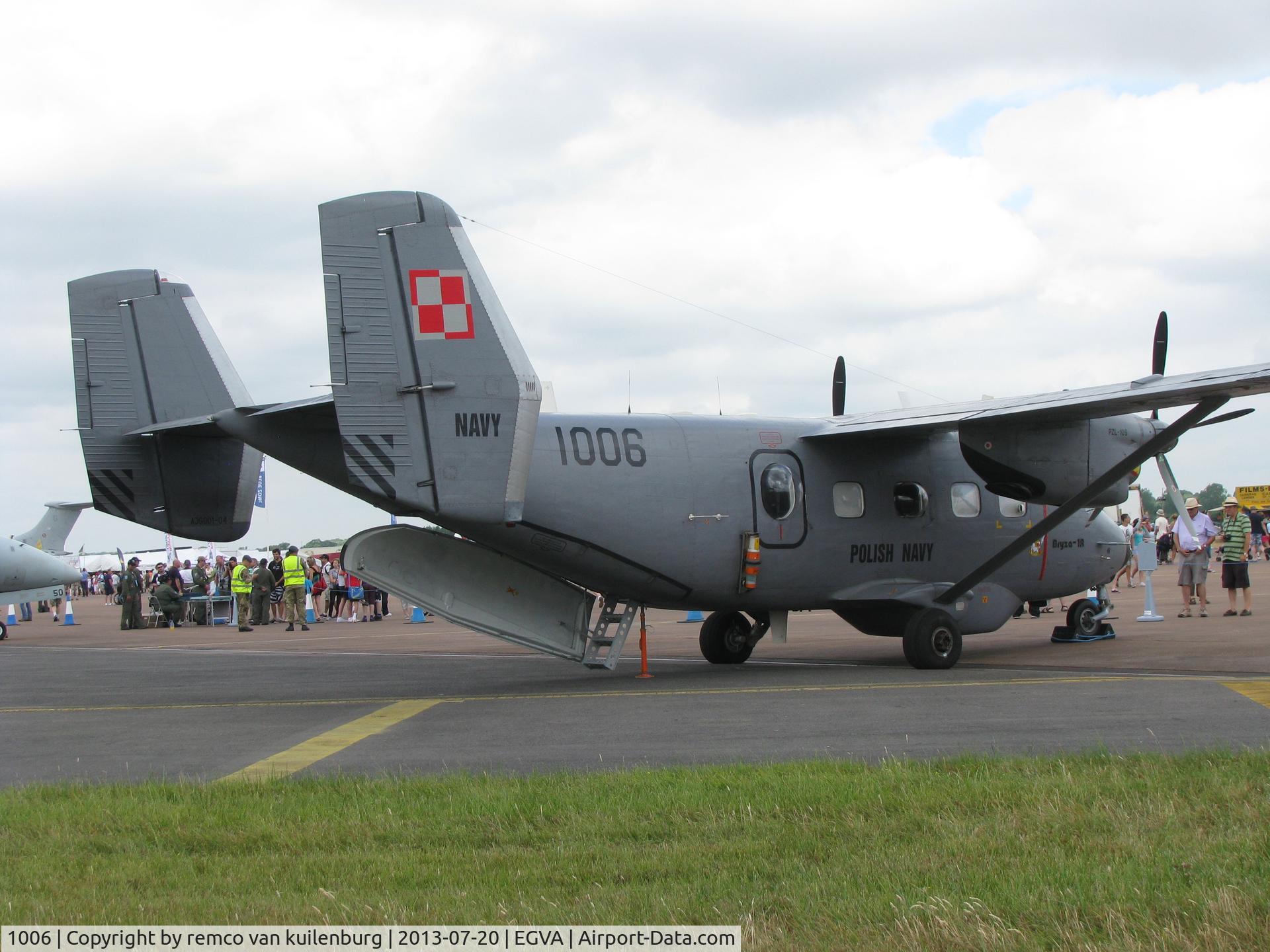 1006, PZL-Mielec M-28B1R Bryza 1R C/N AJG001-04, At the static of 2013 Fairford air show