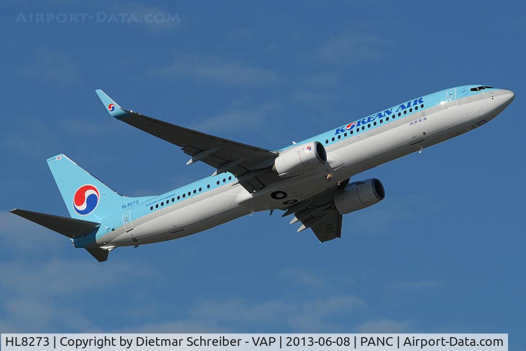 HL8273, 2013 Boeing 737-9B5ER C/N 42174, Korean Air Boeing 737-900