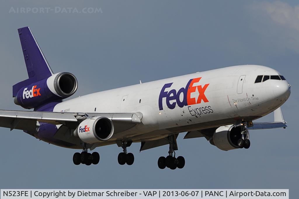 N523FE, 1993 McDonnell Douglas MD-11F C/N 48479, Fedex MD11