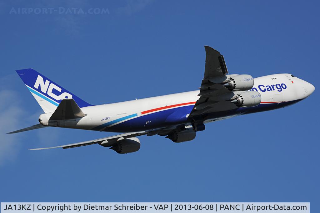 JA13KZ, 2011 Boeing 747-4KZF (SCD) C/N 36138, Nippon Cargo Boeing 747-8
