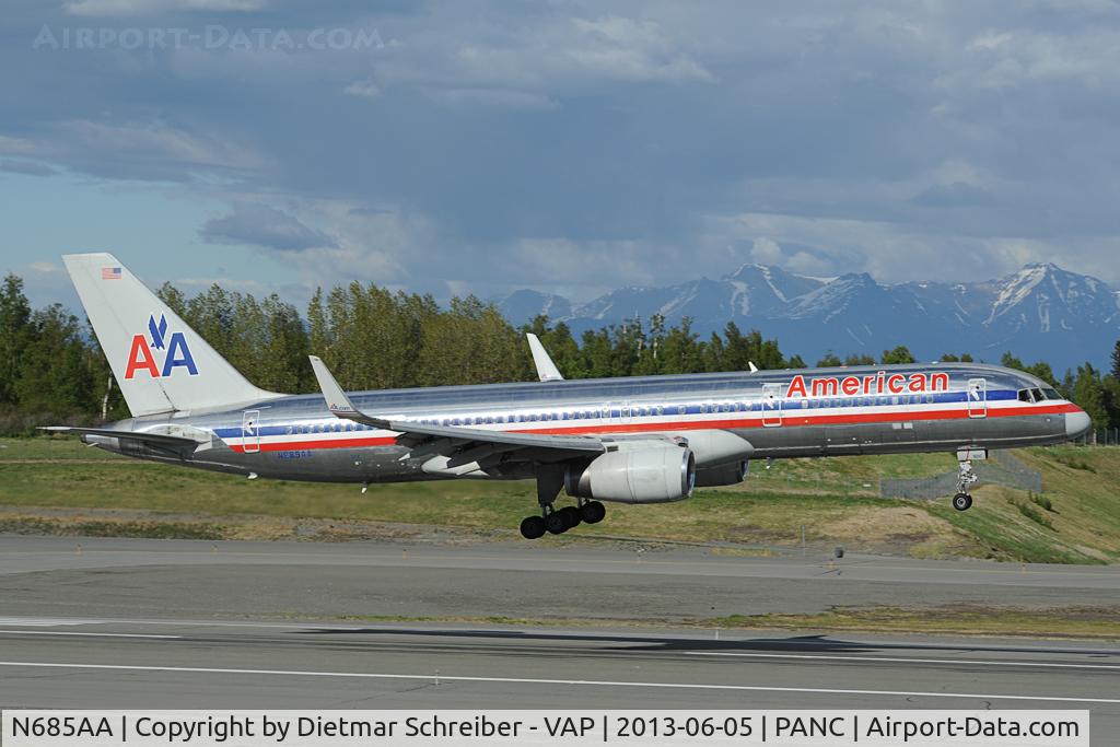 N685AA, 1992 Boeing 757-223 C/N 25342, American Airlines Boeing 757-200
