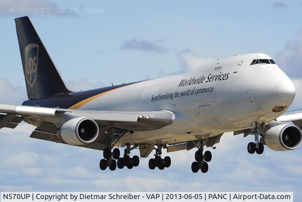 N570UP, 2007 Boeing 747-44AF C/N 35667, UPS Boeing 747-400