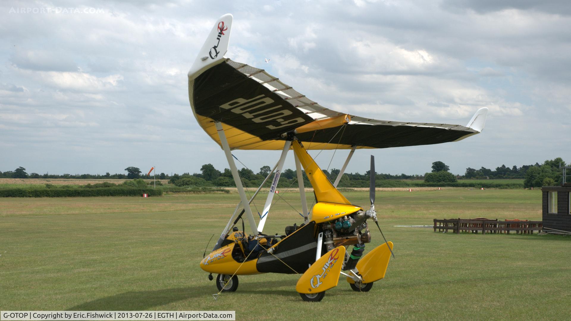 G-OTOP, 2009 P&M Aviation QuikR C/N 8471, 1. G-OTOP visiting Shuttleworth (Old Warden) Aerodrome.