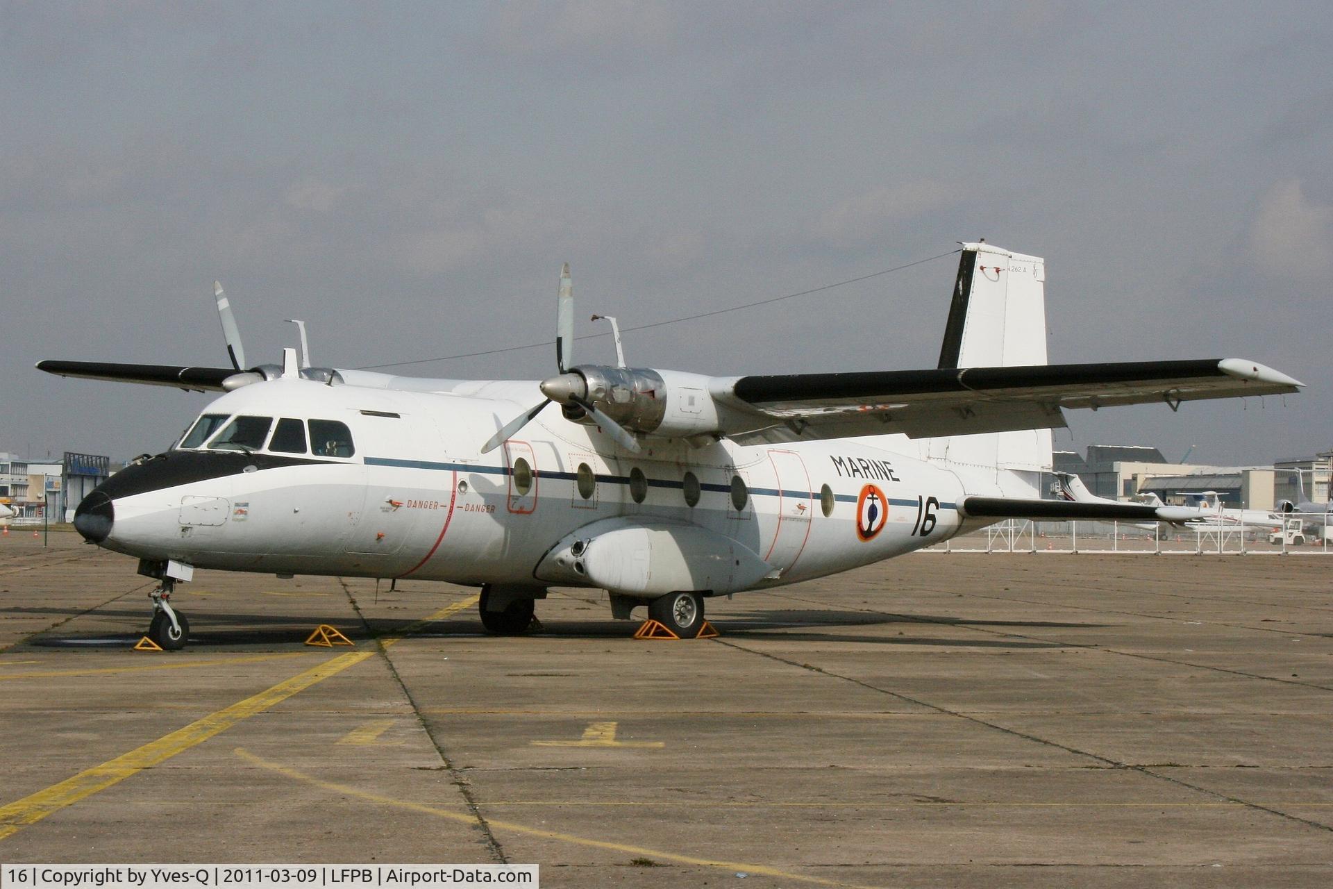 16, Aerospatiale N-262A Fregate C/N 16, Aerospatiale N-262A Fregate, Air & Space Museum Paris-Le Bourget (LFPB)