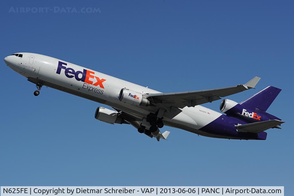 N625FE, 1996 McDonnell Douglas MD-11F C/N 48753, Fedex MD11