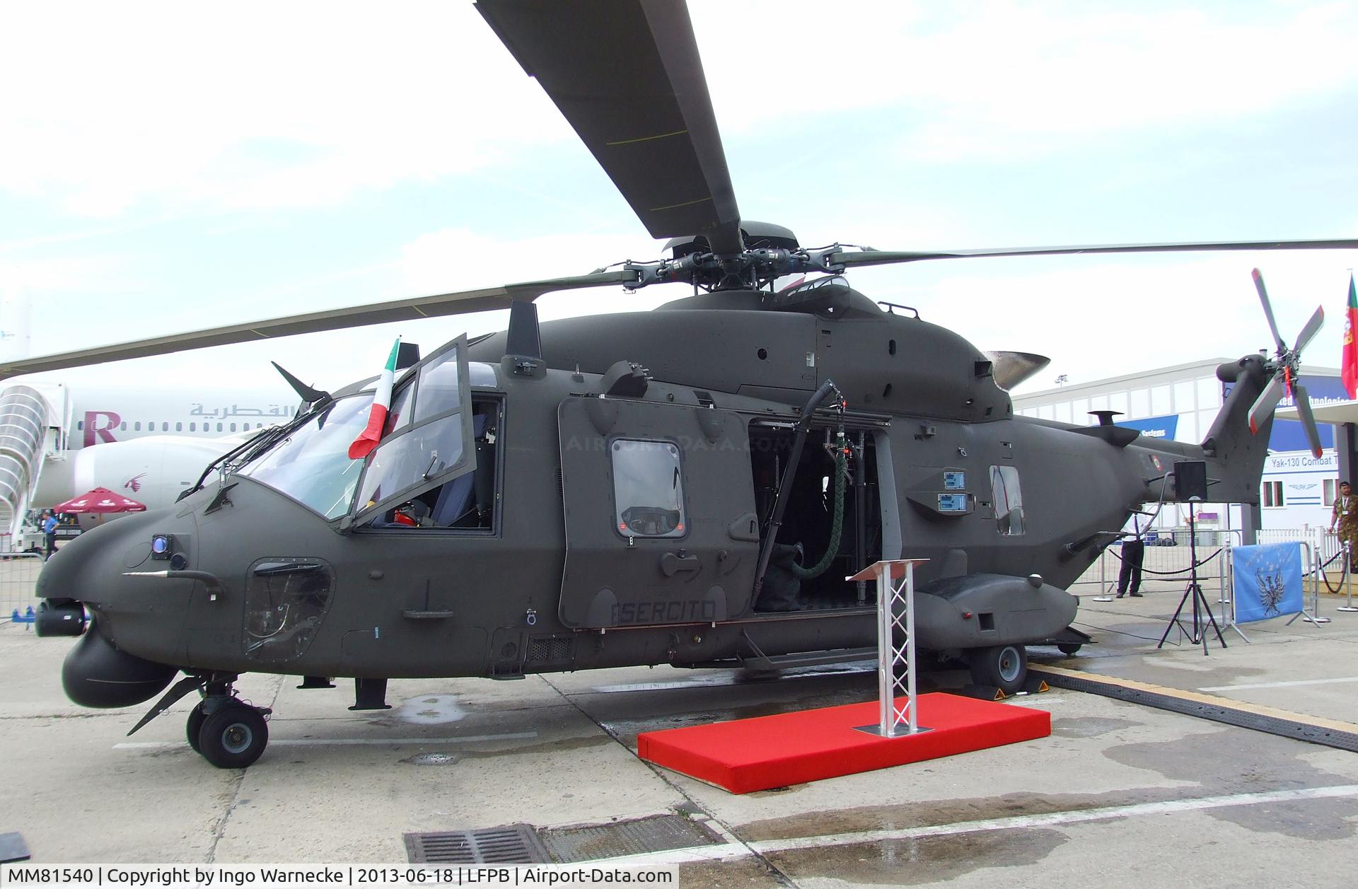 MM81540, NHI NH-90 TTH Caiman C/N 1141/GITA24, NHI NH90 TTH of the Esercito Italiano (Italian Army Aviation) at the Aerosalon 2013, Paris