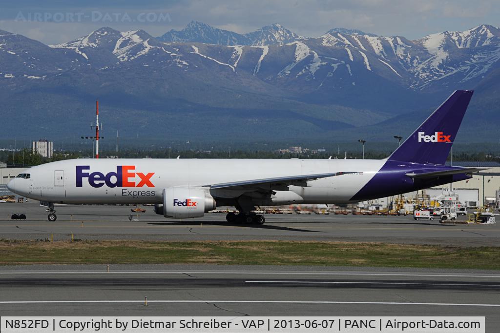 N852FD, 2010 Boeing 777-FS2 C/N 37723, Fedex Boeing 777-200