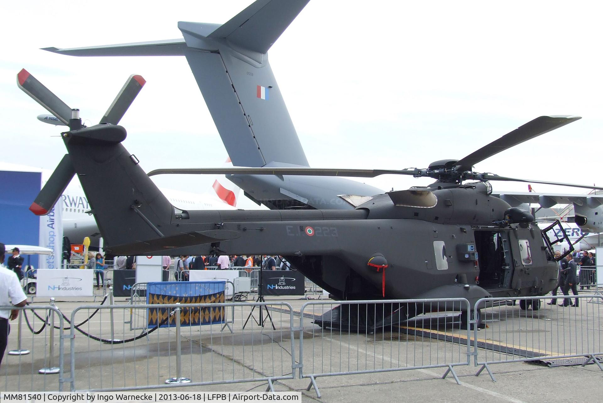 MM81540, NHI NH-90 TTH Caiman C/N 1141/GITA24, NHI NH90 TTH of the Esercito Italiano (Italian Army Aviation) at the Aerosalon 2013, Paris
