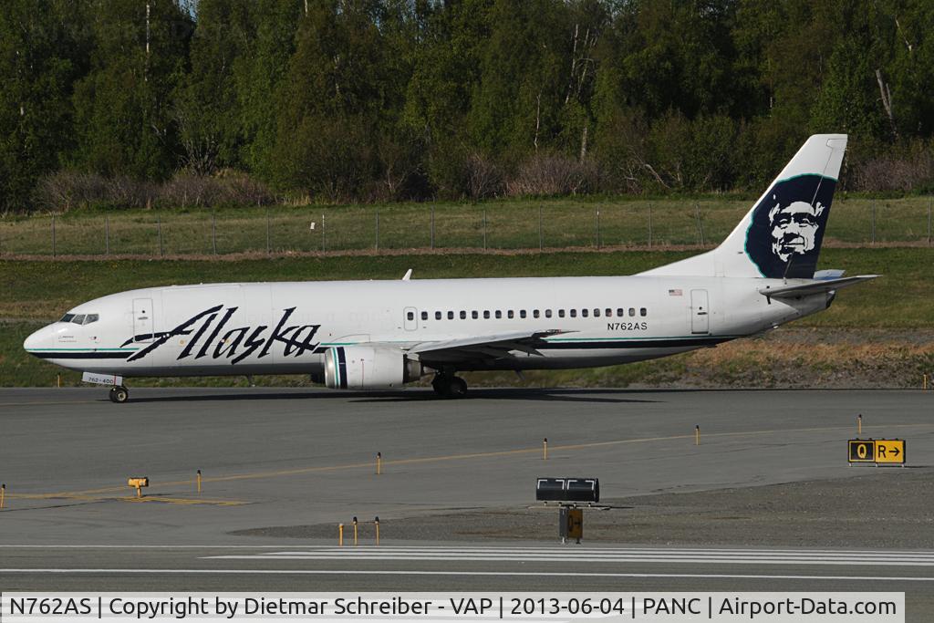 N762AS, 1992 Boeing 737-4Q8 C/N 25099, Alaska Airlines Boeing 737-400