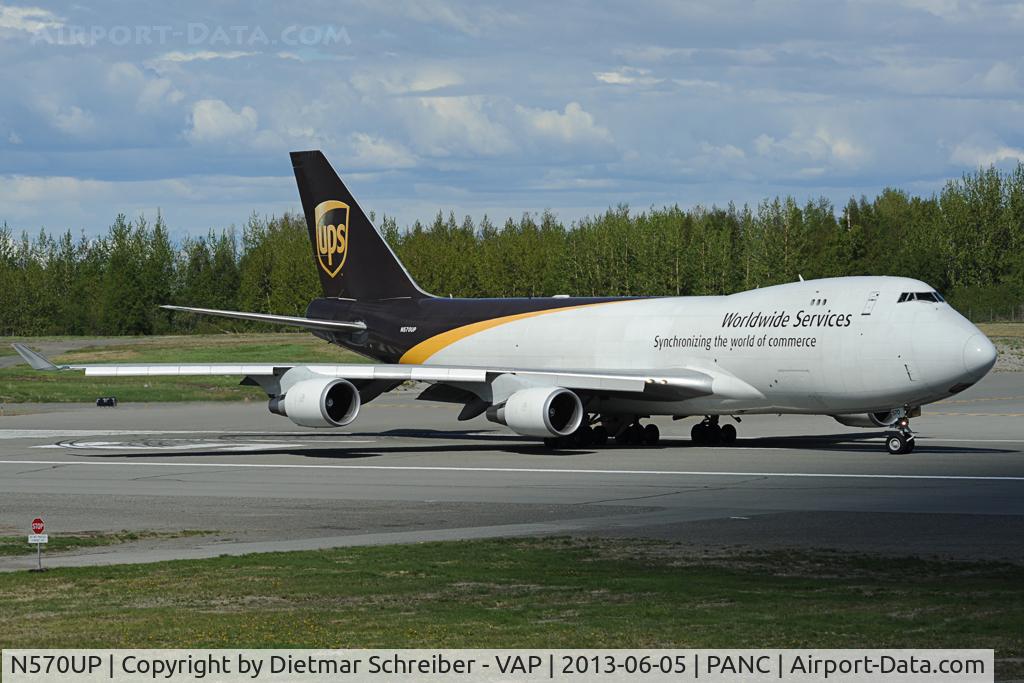 N570UP, 2007 Boeing 747-44AF C/N 35667, UPS Boeing 747-400