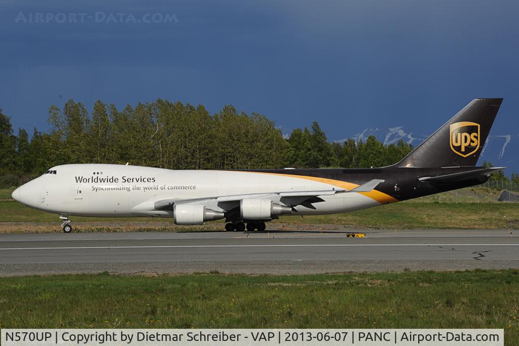 N570UP, 2007 Boeing 747-44AF C/N 35667, UPS Boeing 747-400