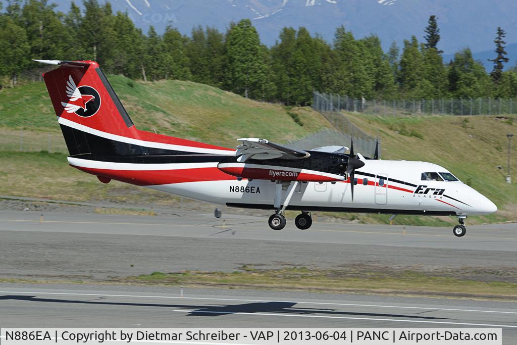 N886EA, 1990 De Havilland Canada DHC-8-102 Dash 8 C/N 215, Era Alaska Dash 8-100