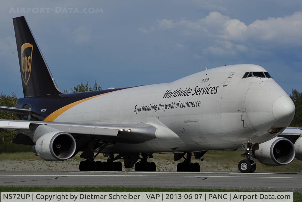 N572UP, 2007 Boeing 747-44AF C/N 35669, UPS Boeing 747-400