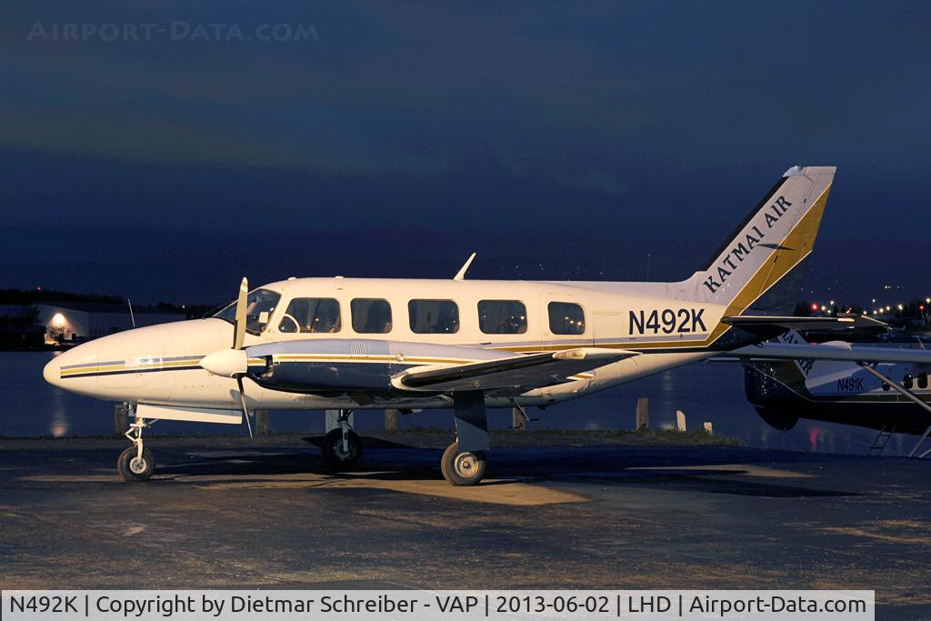 N492K, 1980 Piper PA-31-350 Chieftain C/N 31-8052176, Katmai Air Piper 31