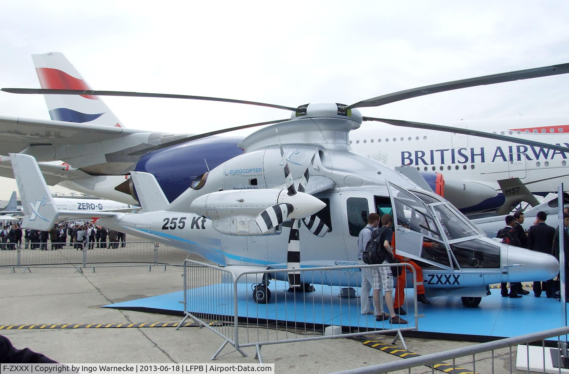 F-ZXXX, 2010 Eurocopter X3 C/N 0001, Eurocopter X3 at the Aerosalon 2013, Paris