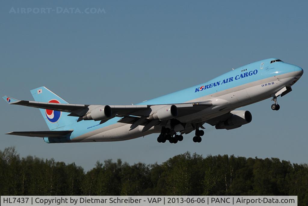 HL7437, 2003 Boeing 747-4B5F/SCD C/N 32808, Korean Air Boeing 747-400