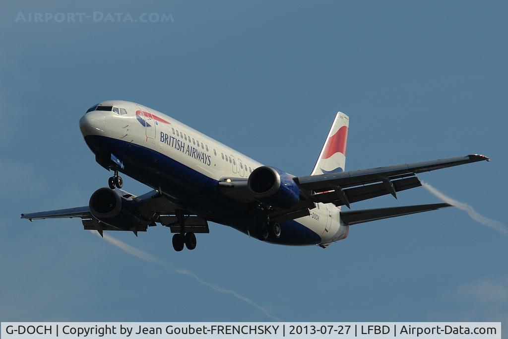 G-DOCH, 1991 Boeing 737-436 C/N 25428, BA2786 from LONDRES GATWICK