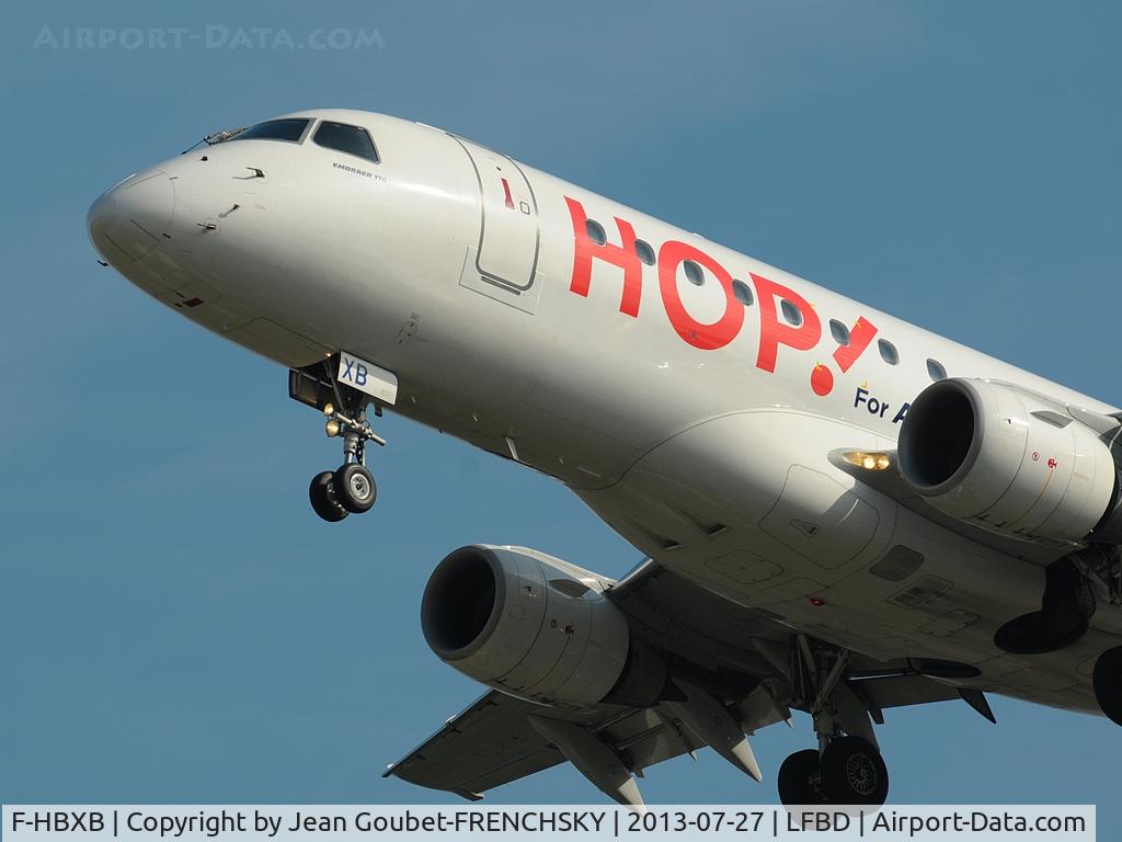 F-HBXB, 2008 Embraer 170LR (ERJ-170-100LR) C/N 17000250, HOP 3251 from LILLE - LESQUIN landing 23
