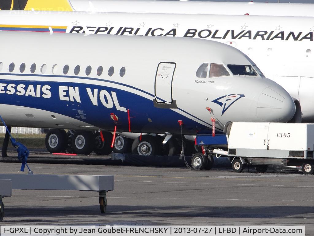 F-GPXL, 1990 Fokker 100 (F-28-0100) C/N 11290, new Fokker for french DGA (Direction Générale de l'Armement)