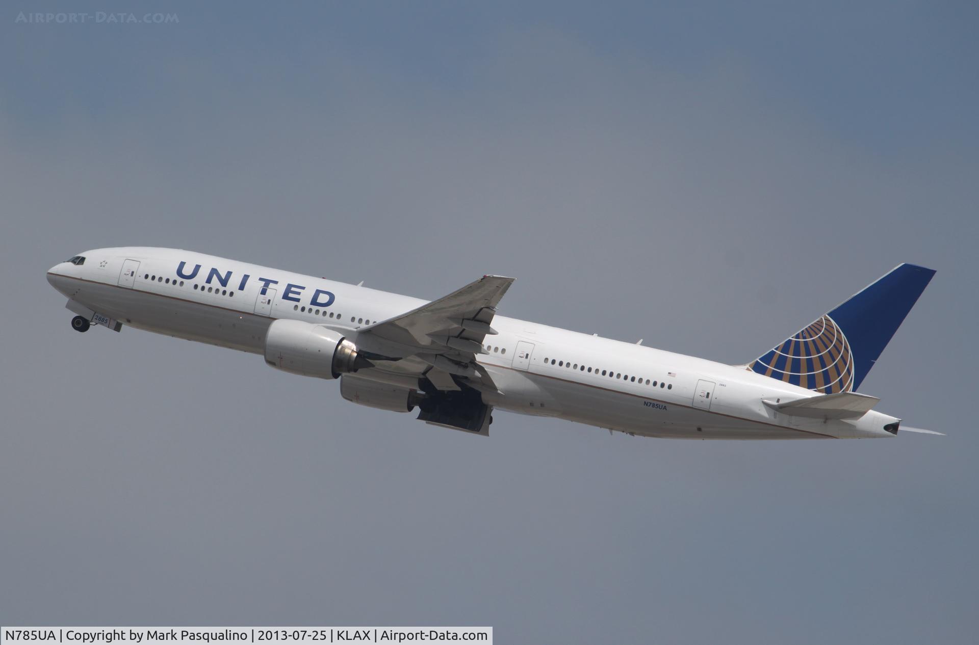 N785UA, 1997 Boeing 777-222 C/N 26954, Boeing 777-200