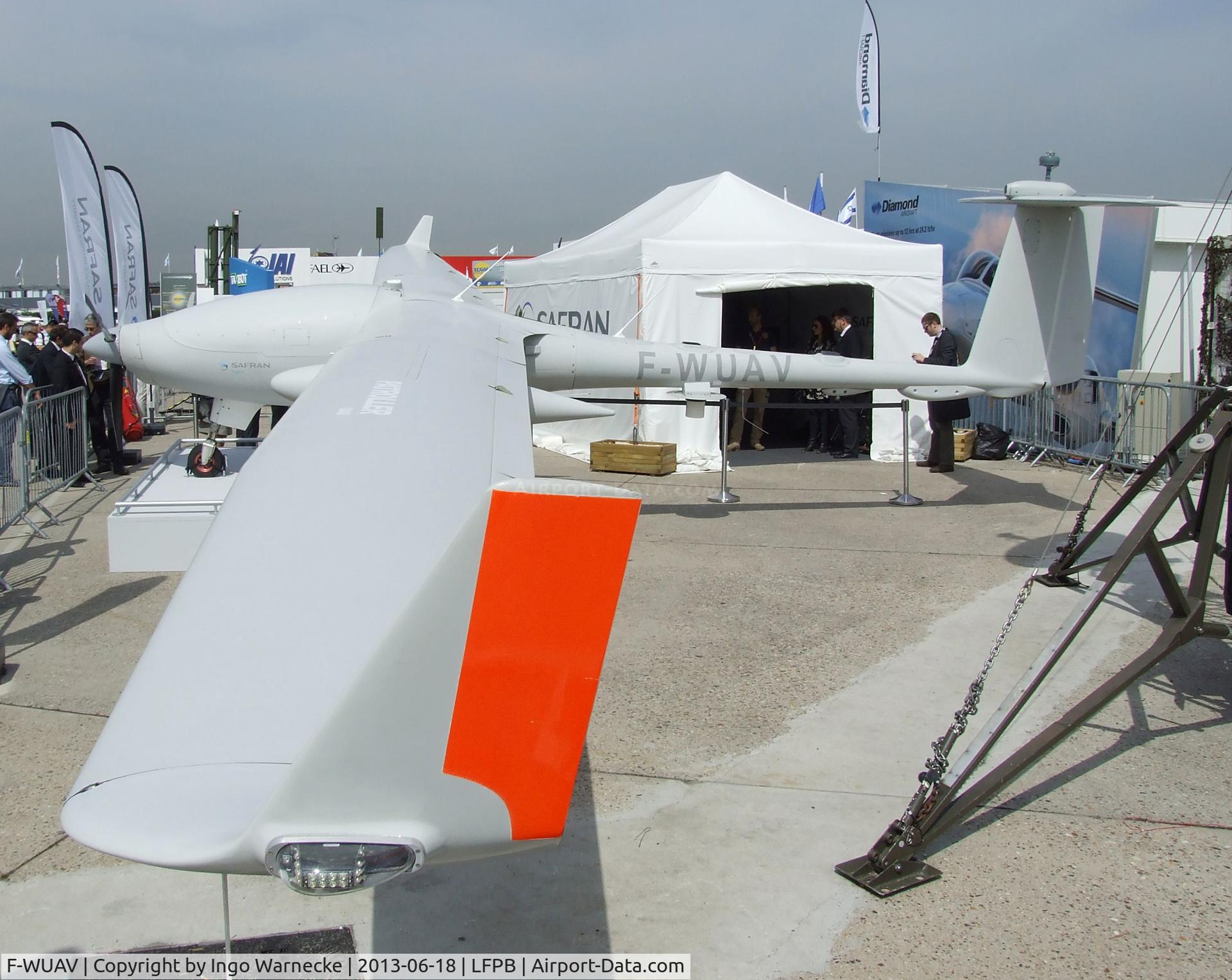 F-WUAV, 2009 Sagem S15 UAV Patroller V1 C/N 005, Stemme / Sagem S15 Patroller V1 UAV at the Aerosalon 2013, Paris