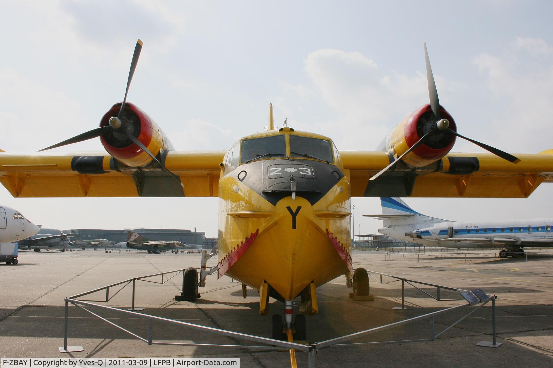 F-ZBAY, Canadair CL-215-I (CL-215-1A10) C/N 1023, Canadair CL-215, Air & Space Museum Paris-Le Bourget (LFPB)