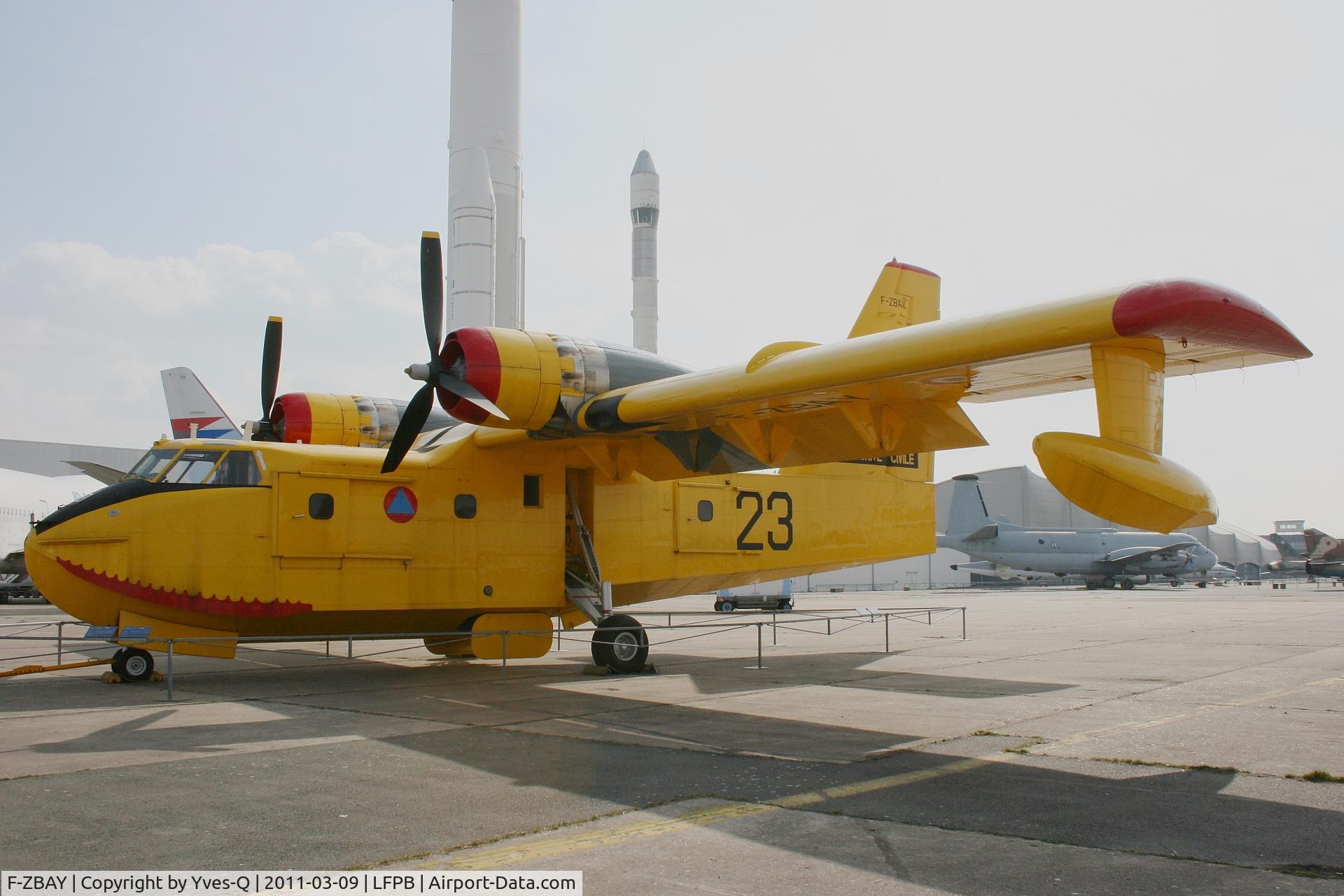 F-ZBAY, Canadair CL-215-I (CL-215-1A10) C/N 1023, Canadair CL-215, Air & Space Museum Paris-Le Bourget (LFPB)