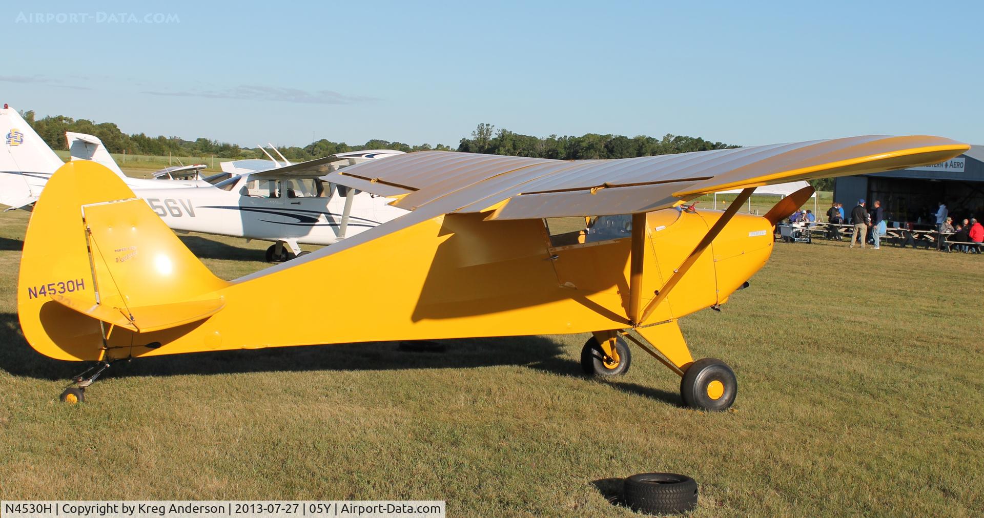 N4530H, 1948 Piper PA-15 Vagabond C/N 15-302, 2013 Henning Fly-in Breakfast