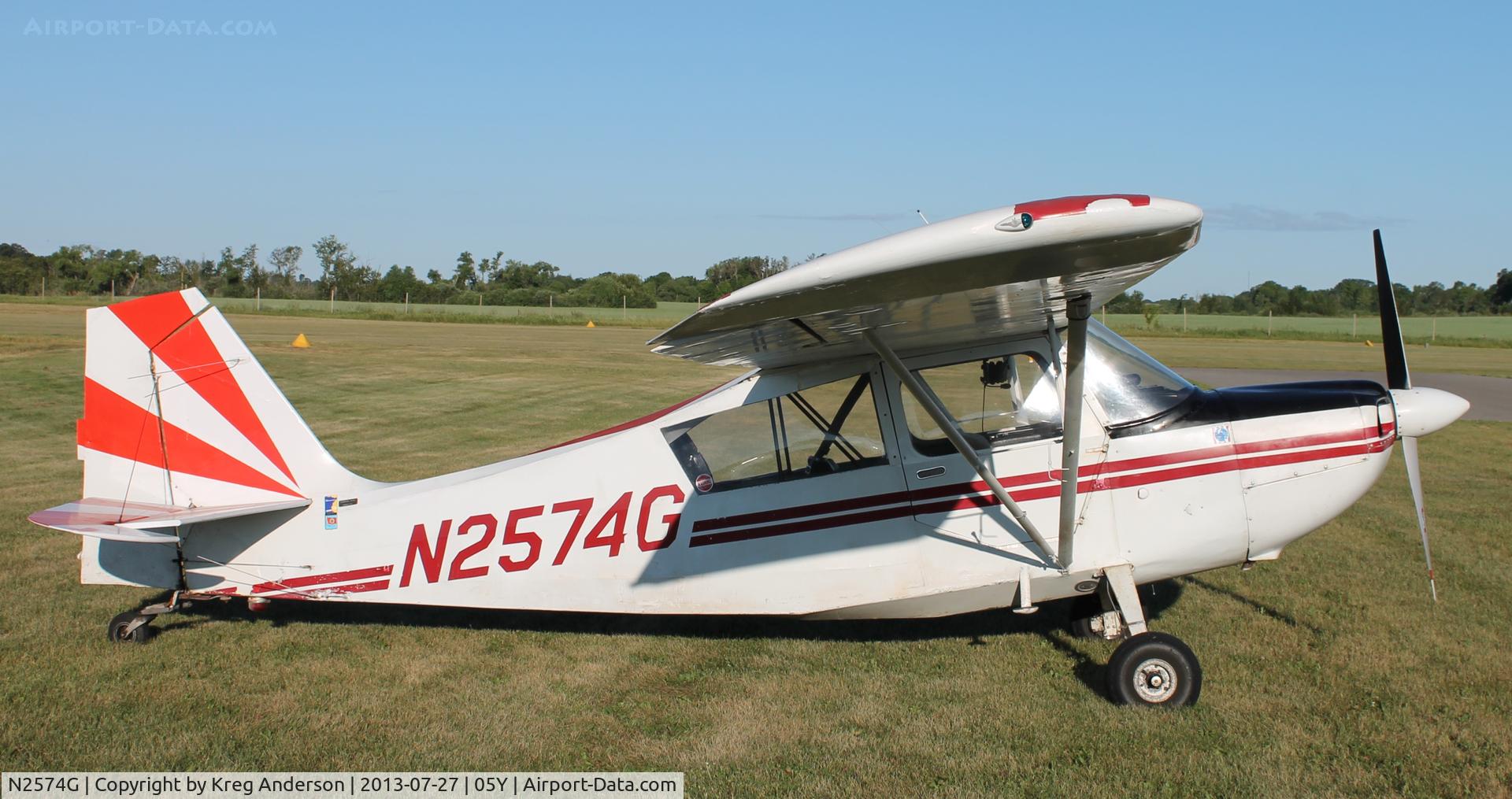 N2574G, 1967 Champion 7KCAB C/N 55, 2013 Henning Fly-in Breakfast