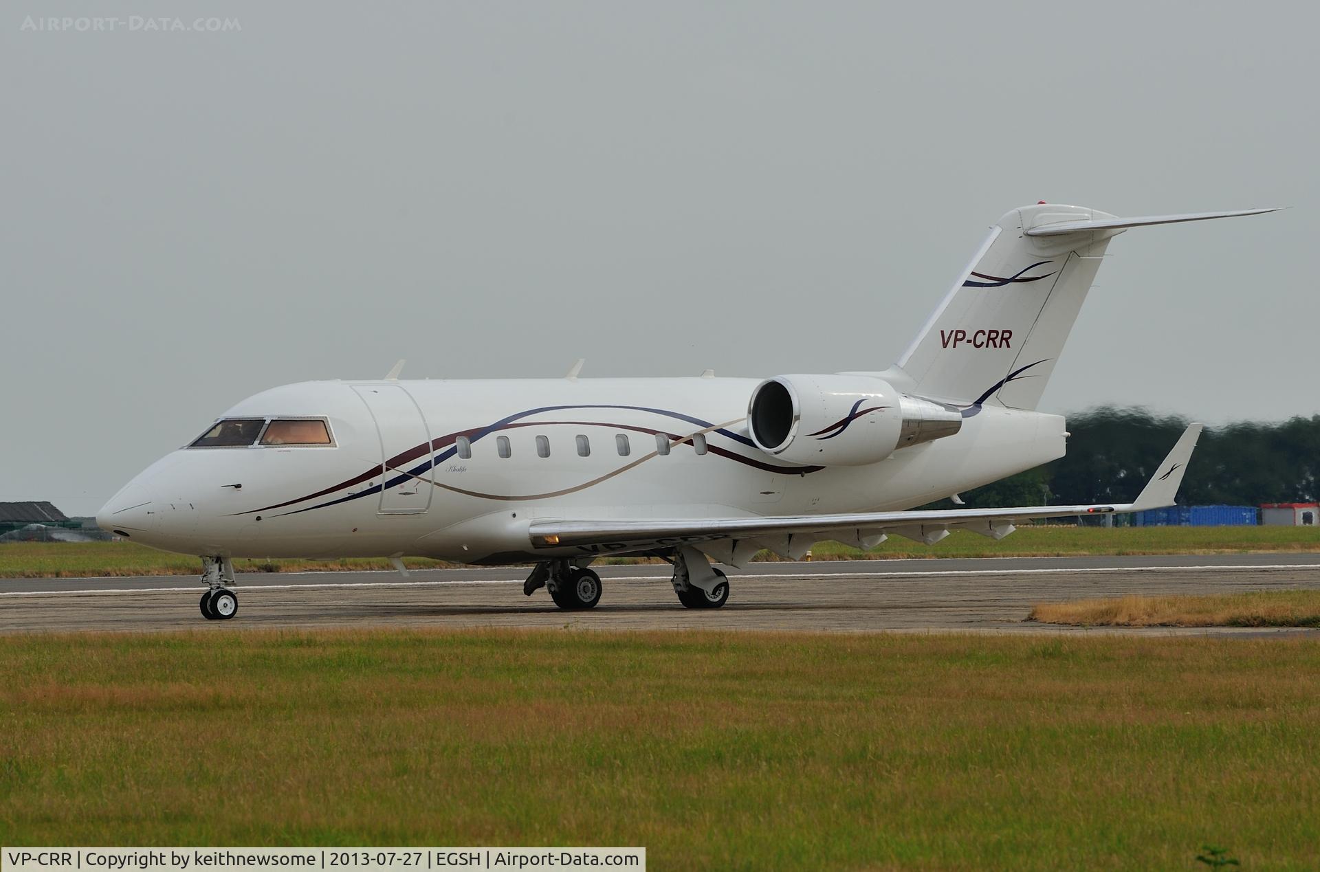 VP-CRR, 1993 Bombardier Challenger 601-3A (CL-600-2B16) C/N 5129, A very quick visit !