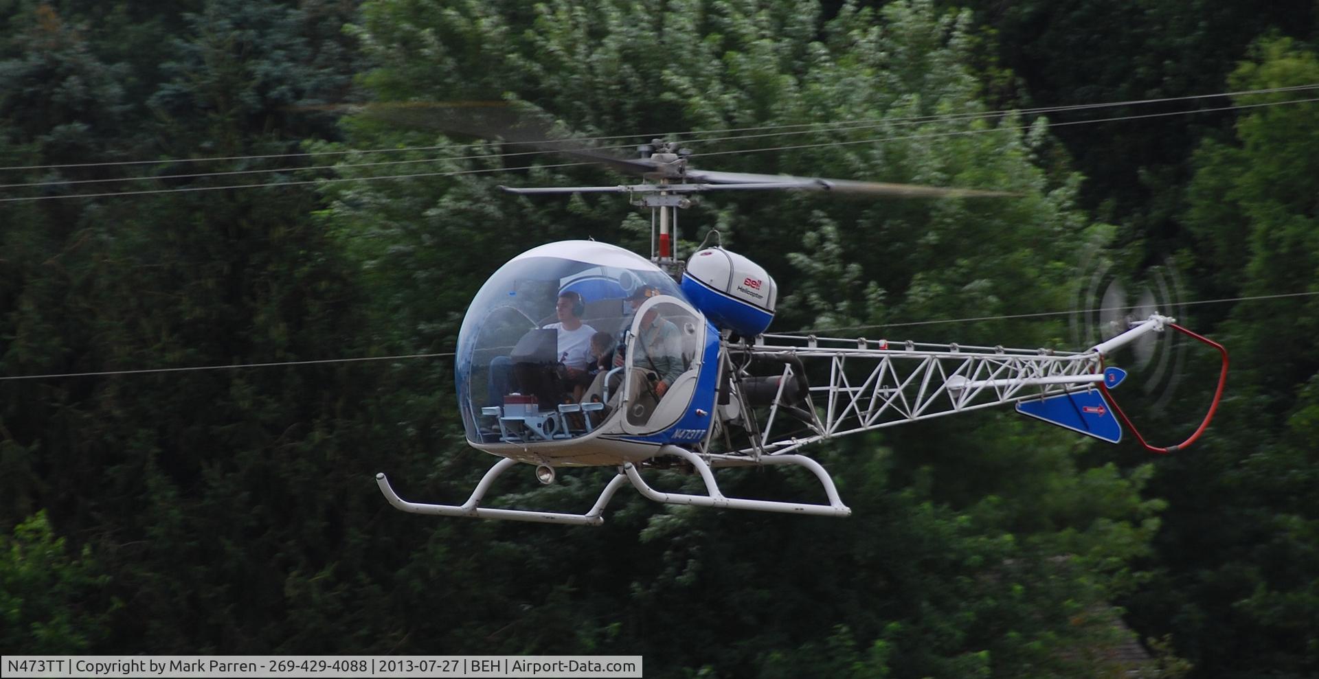 N473TT, 1968 Bell 47G-3B-1 Sioux C/N 3730, LWF Baroda, MI