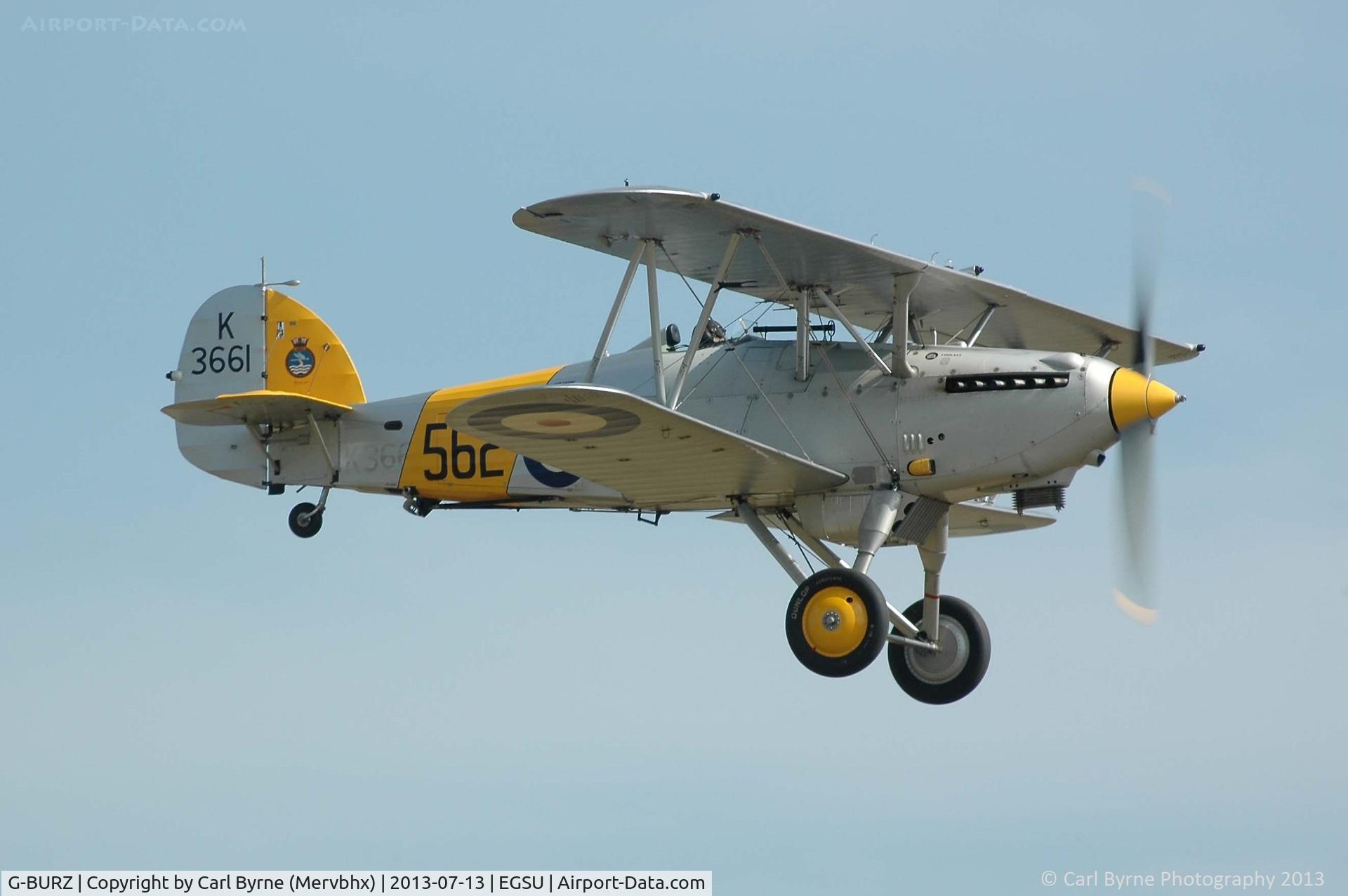 G-BURZ, 1934 Hawker Nimrod II C/N 41H-59890, Flying as part of the 