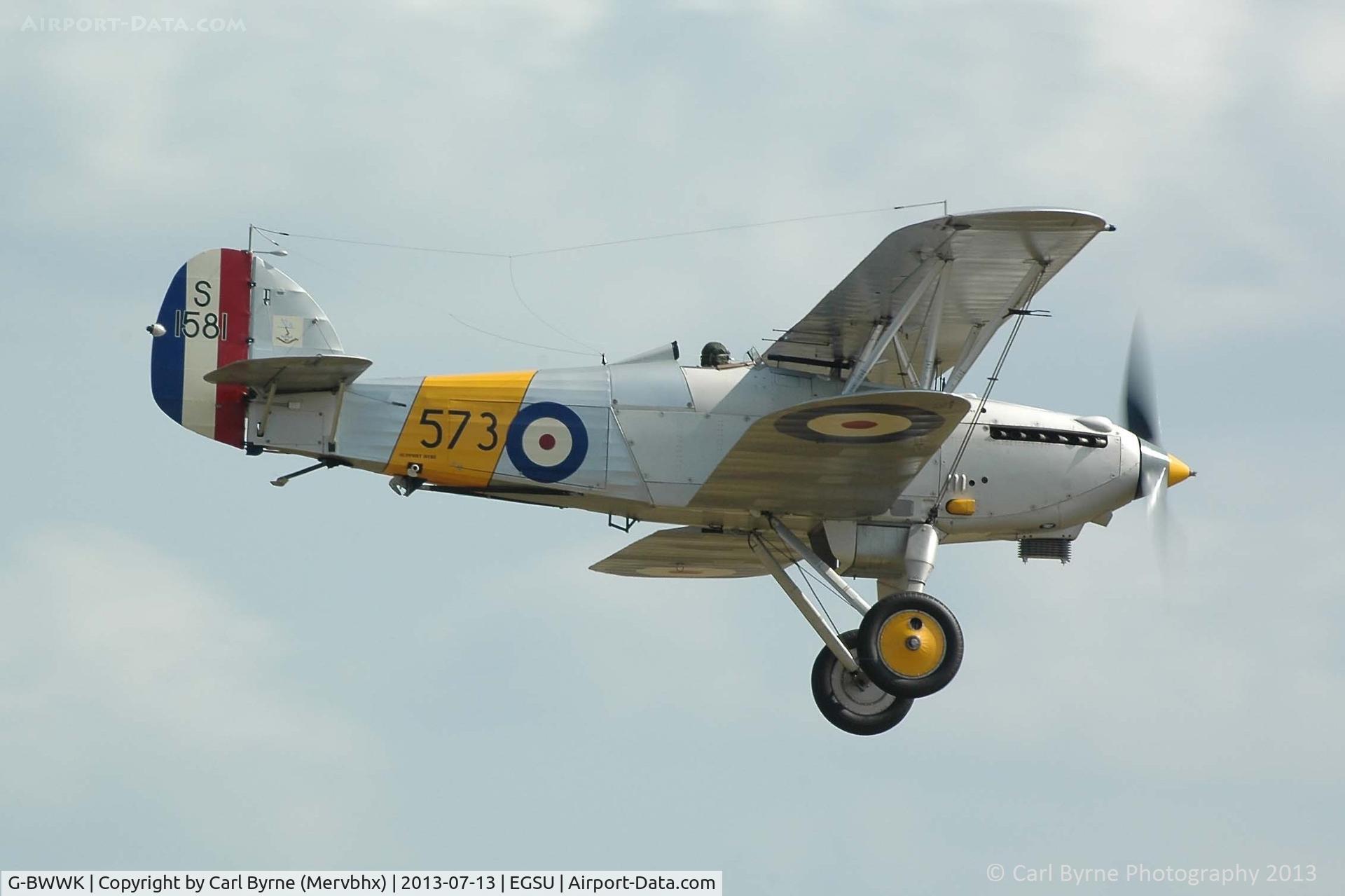 G-BWWK, 1932 Hawker Nimrod I C/N 41H-43617, Flying as part of the 