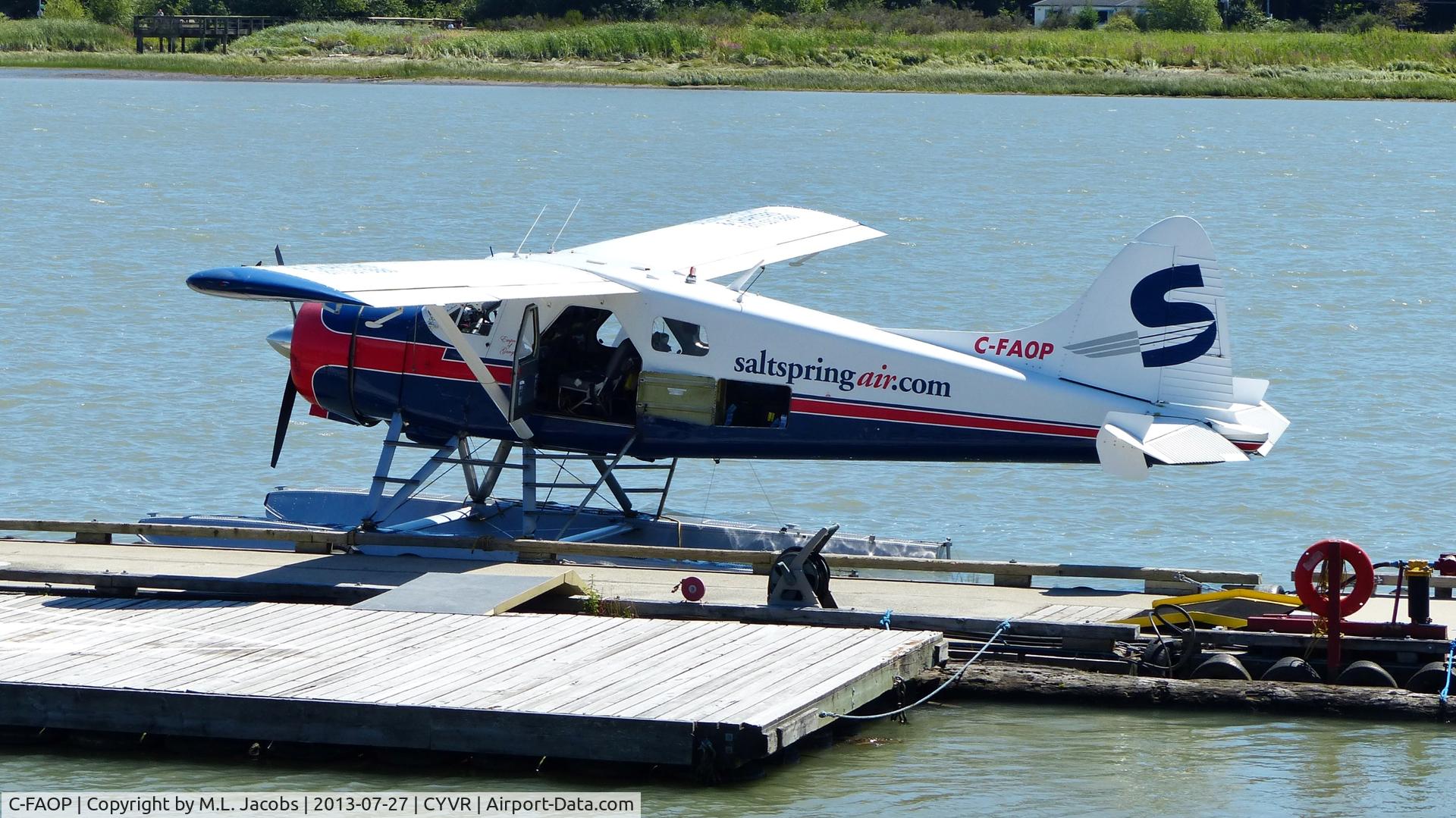 C-FAOP, 1958 De Havilland Canada DHC-2 Beaver Mk.1 C/N 1249, Saltspring Air Beaver tied up at dock.