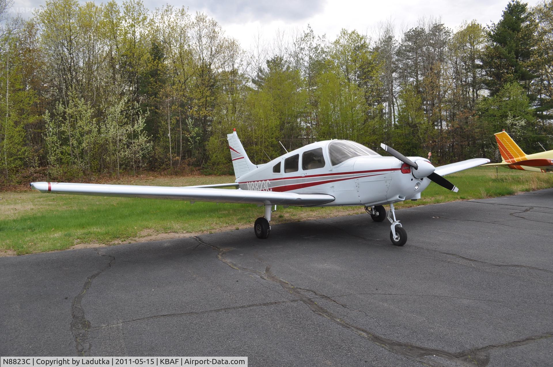 N8823C, 1976 Piper PA-28-151 C/N 28-7615130, 1976 Piper Warrior, PA-28-151 (Upgraded to a 160 HP, Added a Garmin GTN 650). Availible for instructions and rental at KBAF