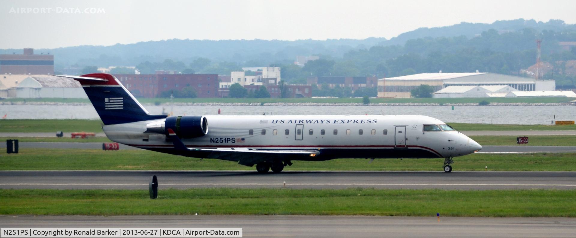 N251PS, 2004 Bombardier CRJ-200ER (CL-600-2B19) C/N 7931, Landing DCA