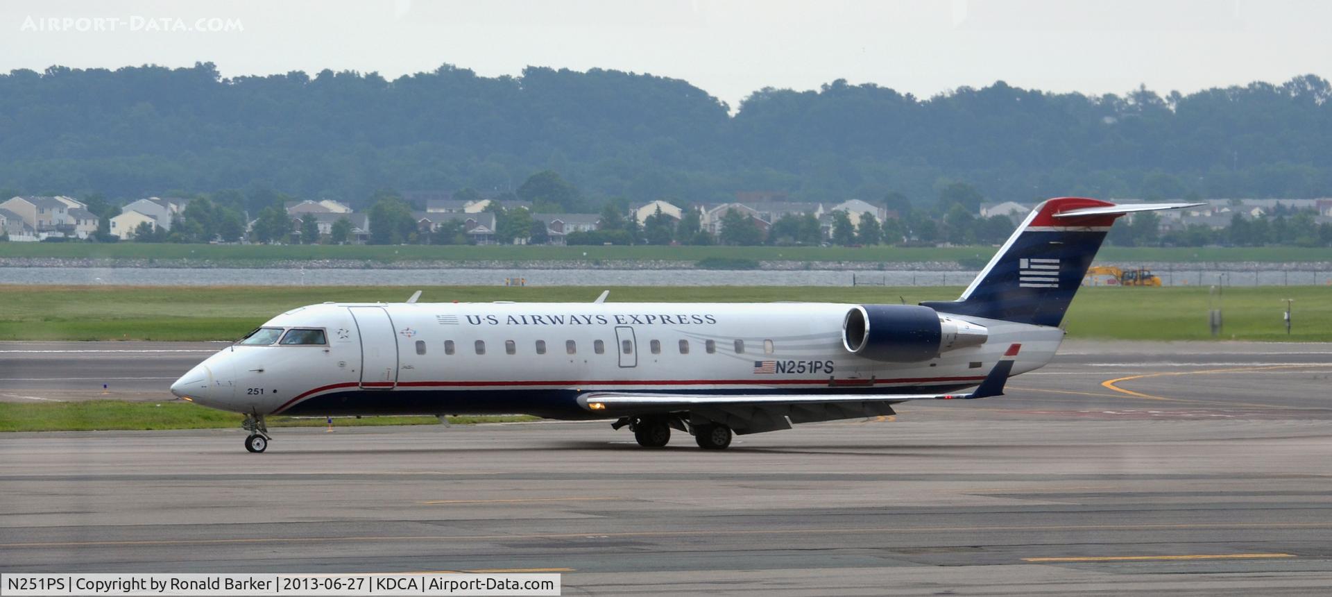 N251PS, 2004 Bombardier CRJ-200ER (CL-600-2B19) C/N 7931, Taxi DCA