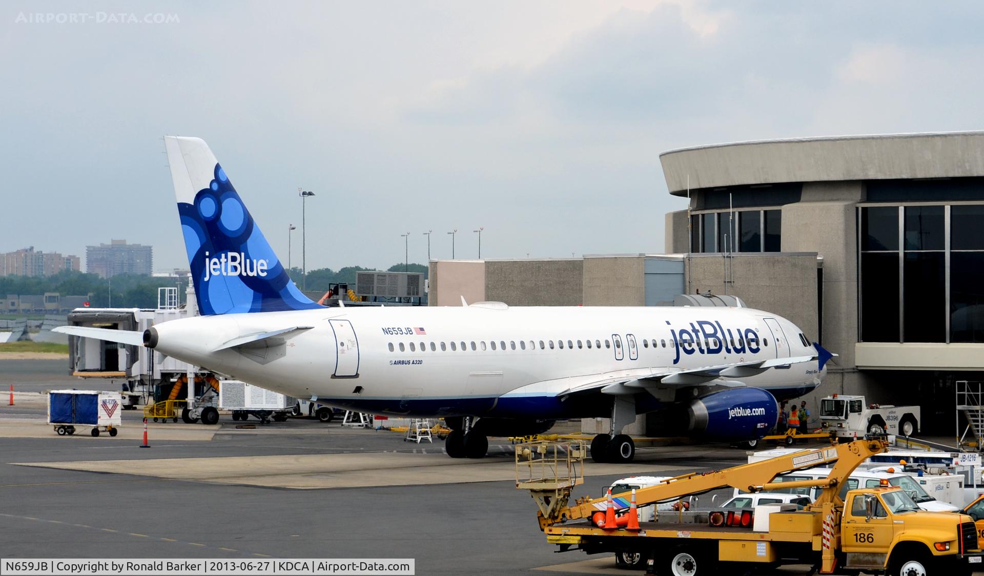 N659JB, 2007 Airbus A320-232 C/N 3190, Simply Blue DCA